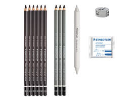 Houtskoolpotloodset  Staedtler Design Journey 12-delig