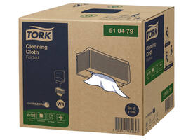 Reinigingsdoek Tork W4 Premium gevouwen 1-laags 4x120 vel wit 510479
