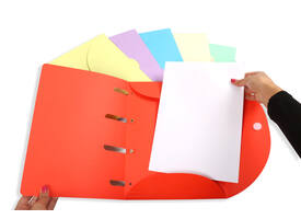 Smartfolder geperforeerde opbergmappen A4 assorti 6 stuks