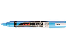 Krijtstift Uni-ball chalk rond 1.8-2.5mm lichtblauw