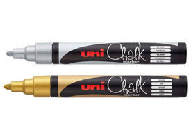 Krijtstift Uni-ball chalk rond 1.8-2.5mm goud