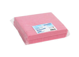 Werkdoek Cleaninq viscose 38x40cm roze 10 stuks