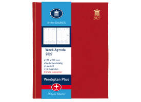 Agenda 2027 Ryam Weekplan Plus Mundior groot letter 7dagen/2pagina's assorti