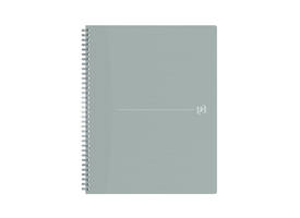 Spiraalblok Oxford Origin A4+ lijn 140 pagina's 80gr grijs