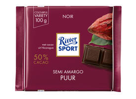 Chocolade Ritter Sport puur 100gr