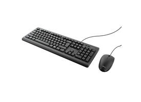 Toetsenbord Trust Primo + muis QWERTY zwart