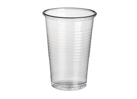 Beker Papstar 200ml Ø 70.3mm PP transparant 100 stuks