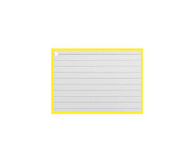 Flashcards A7 Geel incl. clipring 50 vel