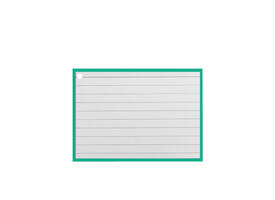 Flashcards A7 Groen incl. clipring 50 vel