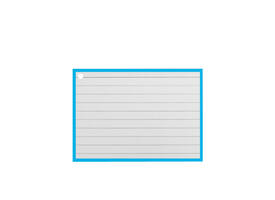 Flashcards A7 Blauw incl. clipring 50 vel