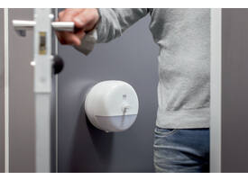 Toiletpapierdispenser Tork T9 Elevation SmartOne klein wit 681000