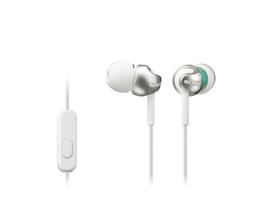 Oortelefoon Sony in-ear EX110 9mm wit