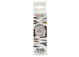 Brushpen Pentel Sign SES15C City Crush assorti 6 stuks