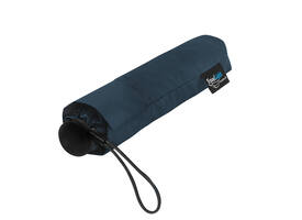 Paraplu Travellight® extreem licht opvouwbaar windproof doorsnede 90 cm donker blauw