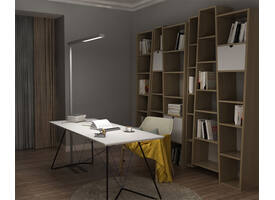Vloerlamp Unilux Stratus led grijs