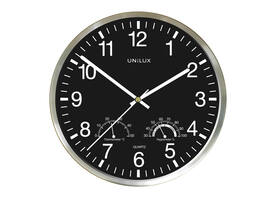Wandklok Unilux Wetty grijs