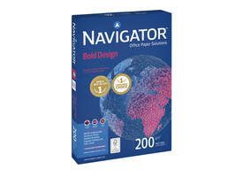 Kopieerpapier Navigator Bold Design A4 200gr wit 150 vel