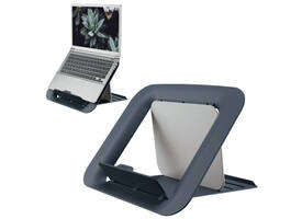 Laptopstandaard Leitz Ergo Cosy verstelbaar recyled grijs