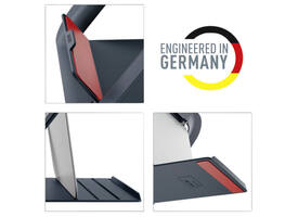 Laptopstandaard Leitz Ergo Cosy verstelbaar recyled grijs