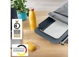 Laptopstandaard Leitz Ergo Cosy verstelbaar recyled grijs