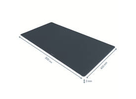 Bureau-onderlegger Leitz Cosy 80x40cm oprolbaar grijs