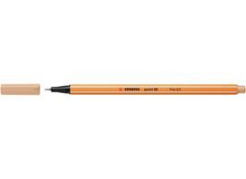 Fineliner STABILO point 88/86 fijn nude