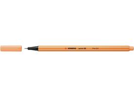 Fineliner STABILO point 88/25 fijn pastel oranje