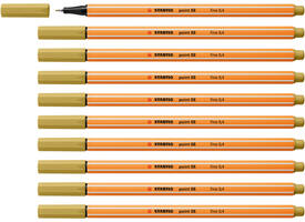 Fineliner STABILO point 88/66 fijn khaki