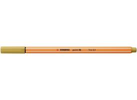 Fineliner STABILO point 88/66 fijn khaki