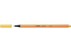 Fineliner STABILO point 88/23 fijn lichtgeel