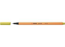 Fineliner STABILO point 88/67 fijn mosterd