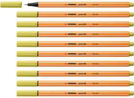 Fineliner STABILO point 88/67 fijn mosterd