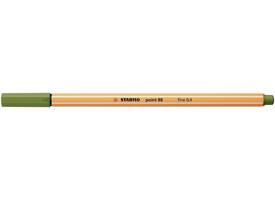 Fineliner STABILO point 88/35 fijn mosgroen
