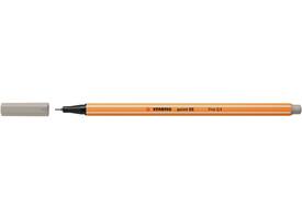 Fineliner STABILO point 88/93 fijn warm grijs