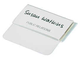 Badge Durable met insteektong  40x75mm 25 stuk