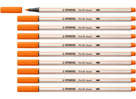 Brushstift STABILO Pen 568/30 bleek vermiljoen