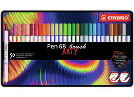 Brushstift STABILO Pen 568/30 Arty assorti blik à 30 stuks