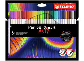 Brushstift STABILO Pen 568/30 Arty assorti set à 30 stuks