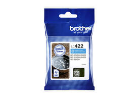 Inktcartridge Brother LC-422C blauw