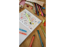 Viltstift STABILO pointMax 488/8 medium assorti pastel etui à 8 stuks