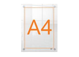Infobord Nobo Premium Plus A4 acryl wand