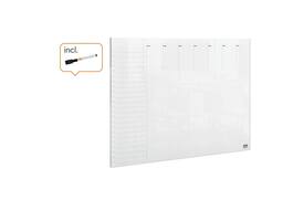 Weekplanner Nobo transparant acryl A4