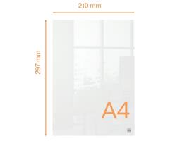 Notitiebord Nobo transparant acryl A4