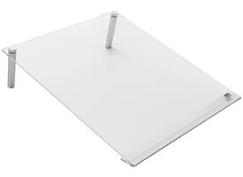 Notitiebord Nobo transparant acryl schuin A4