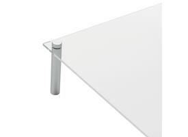 Notitiebord Nobo transparant acryl schuin A4
