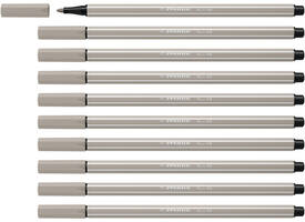 Viltstift STABILO Pen 68/93 medium  warm grijs