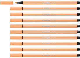 Viltstift STABILO Pen 68/25 medium pastel oranje