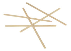 Roerstaafje IEZZY 140mm hout 1000 stuks