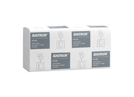 Handdoek Katrin Plus w-vouw 3-laags 240x320mm 25x90 vel wit 61563