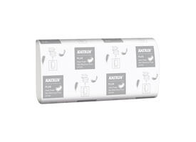 Handdoek Katrin Plus z-vouw 2-laags 203x240mm 15x160 vel wit 61624